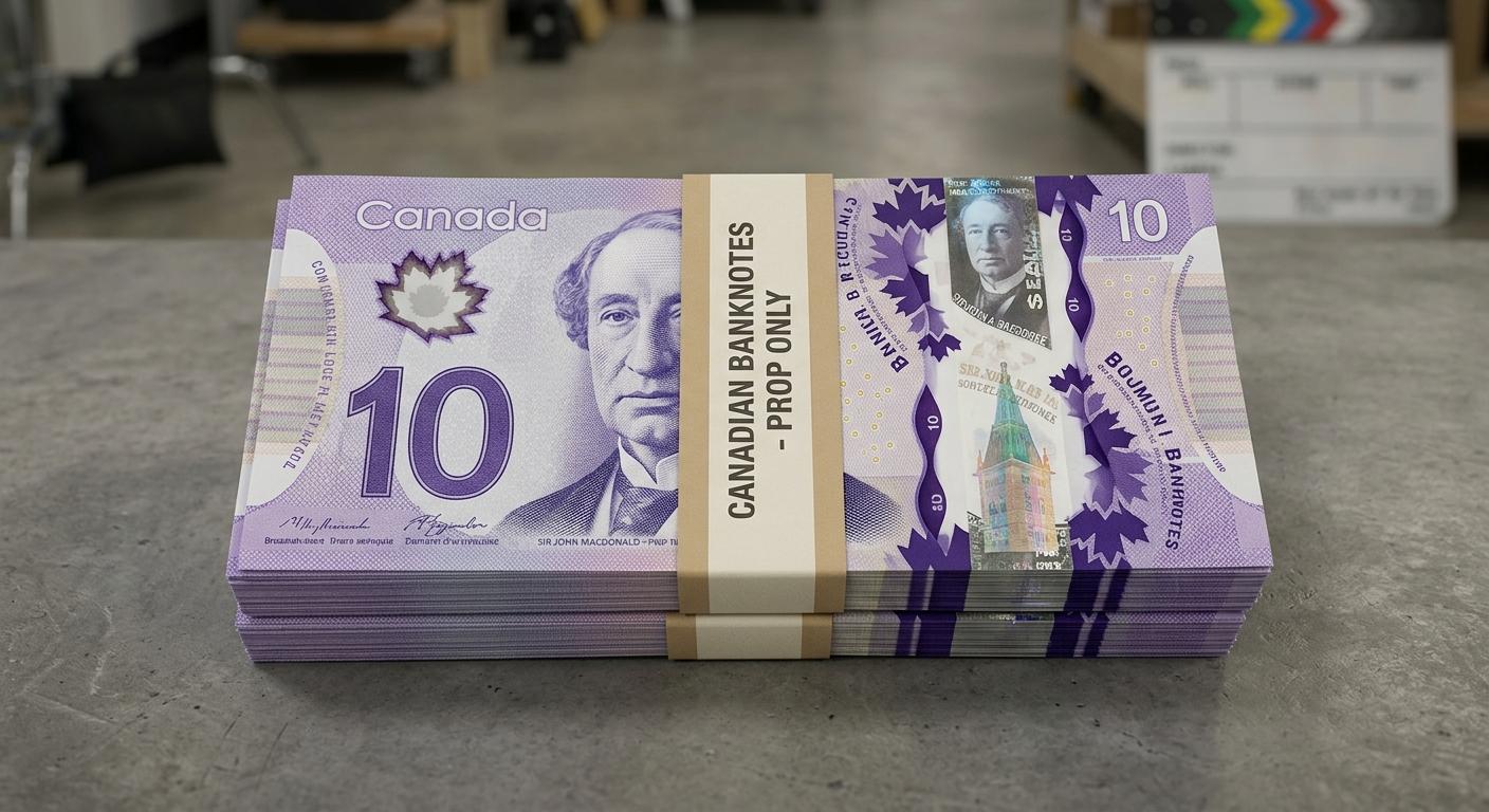 Buy Counterfeit $10 CAD Banknotes - Premium Replica Bills - Realistic Prop Money