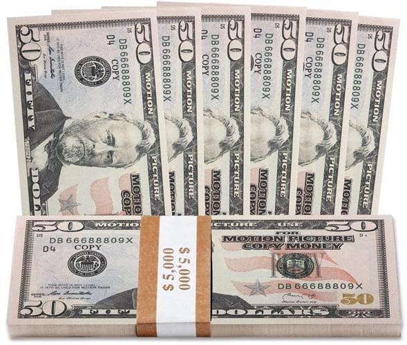 Purchase Fake USD $50 Bills – Counterfeit Fifty Dollar Notes - Realistic Prop Money